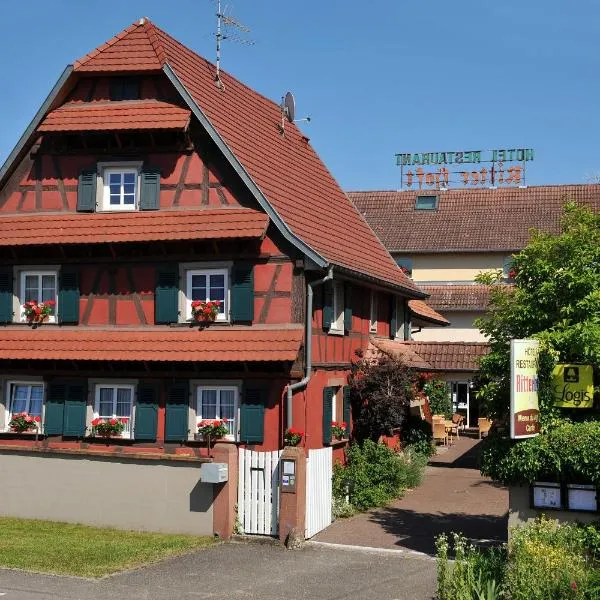 Hôtel Restaurant Ritter'hoft, hotel di Merkwiller-Pechelbronn