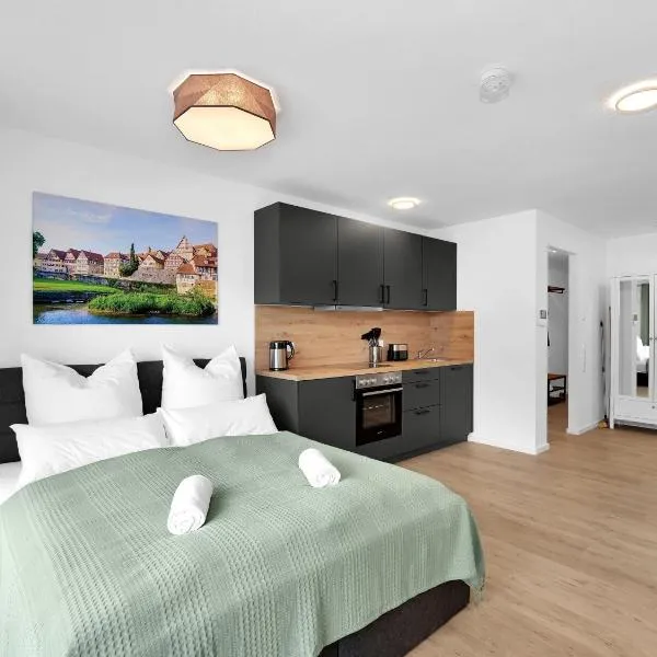 INhome Studio Apartment - Küche - Parken - TV, hotel en Schwäbisch Hall
