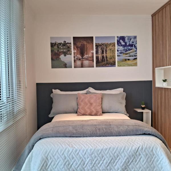 Lindo studio equipado em apartamento clube com academia e conforto no centro de Curitiba - MID Home - Foto 2