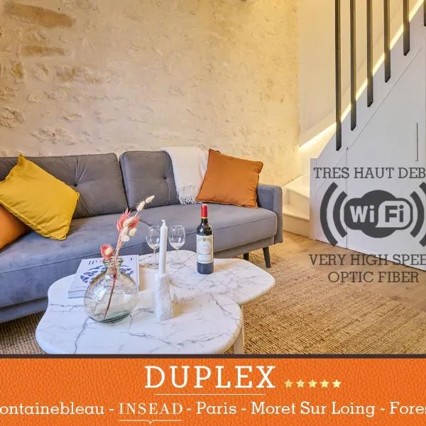 Duplex standing 7min➤Fontainebleau-INSEAD⎮45min➤Paris, hotel di Veneux-les-Sablons