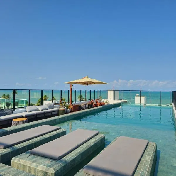 Lindo Flat no Jardim Oceania、ジョアンペソアのホテル