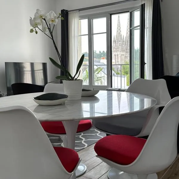 Appartement Design X - Hyper Centre - Parking Privé - Quimper – hotel w mieście Quimper