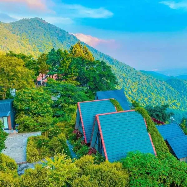 Ban Mai Xanh homestay Tam Đảo，位于荣福克的酒店