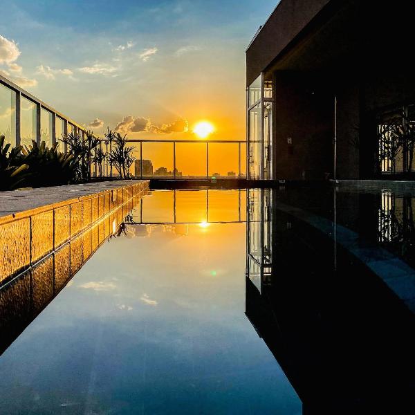 Palazzo • Metrô AACD • Piscina rooftop e vista
