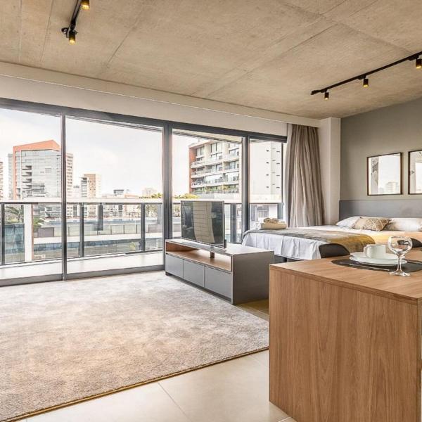 Studios luxuosos no Itaim Bibi com vaga de garagem. - Foto 2