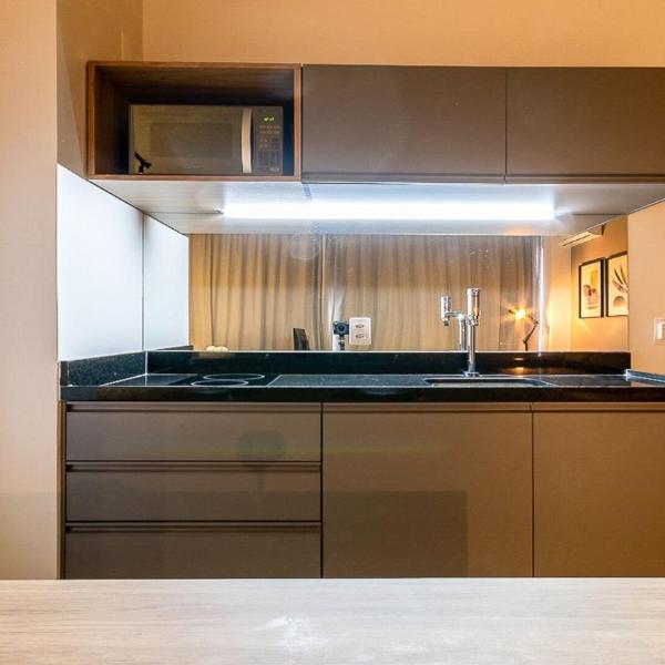 Studios luxuosos no Itaim Bibi com vaga de garagem. - Foto 3