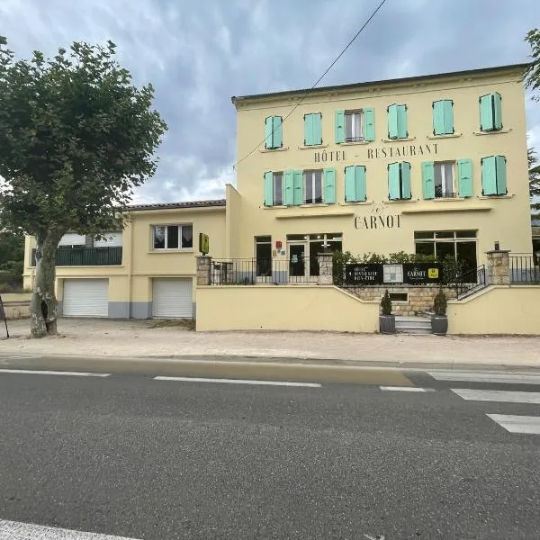 LOGIS HOTEL & RESTAURANT Le CARNOT, hotel in Plan-de-Baix