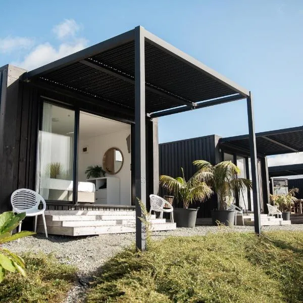 Aotearoa Surf Eco Pods, hotel en Te Arai