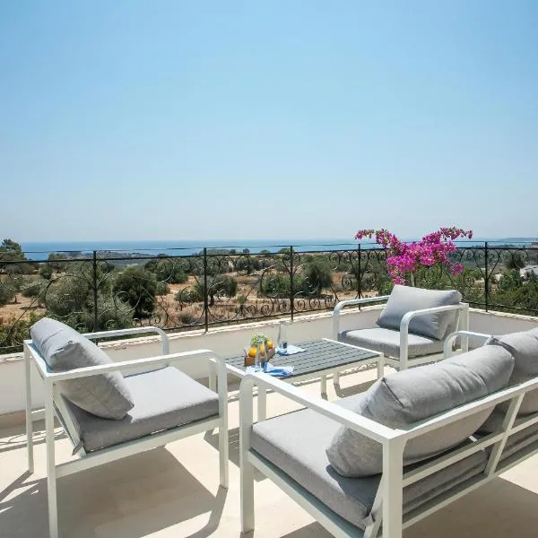 Exclusive Olive & Herb Villa, Mountain to Sea Views, Rhodes, hotel Afánduban