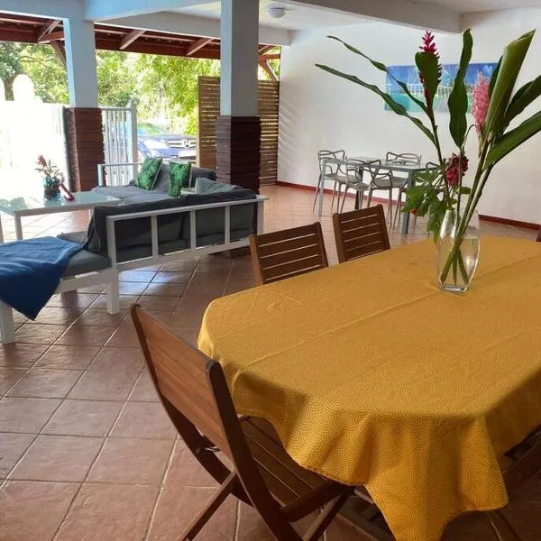 Douceur des Hauteurs bas de villa, piscine privée, hotel v destinaci Sainte-Luce