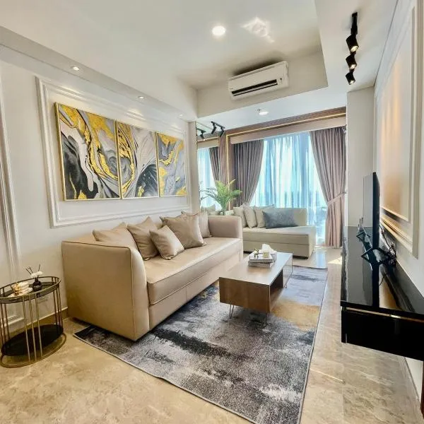 Insta-worthy staycation at 2BR luxury Apt - Podomoro Empire Tower, hotel in Medan