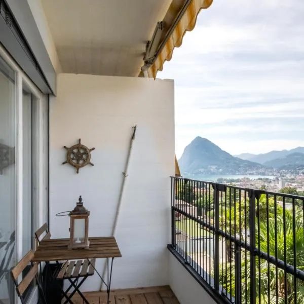 Lugano Boat Apartment, hôtel à Bogno