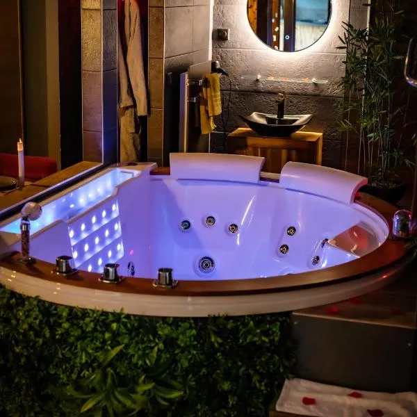 Suite Romantique avec Spa Privatif Sauna & Ambiance cosy Baie de Somme, hotel in Saint-Blimont