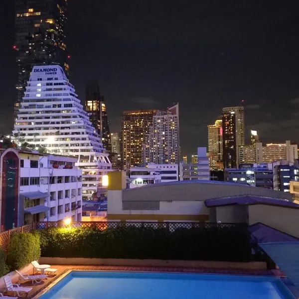 Panoramic City View Room at Silom, hotel in Bangkok