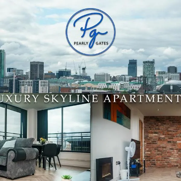 Penthouse - Amazing City Skyline Views - Free Parking - Balcony - Utilita Arena - New St Station - Bullring Shopping, hotel a Birmingham