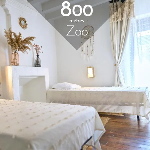 Maison à 800m du Zoo - Le Petit Prateau, hotel di Orbigny