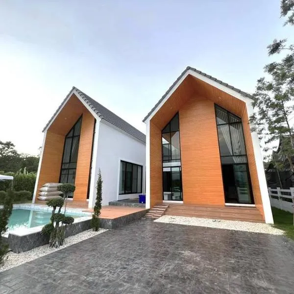 บ้านพูลวิลล่าเขาใหญ่ The Overflow, hotel in Wangkata