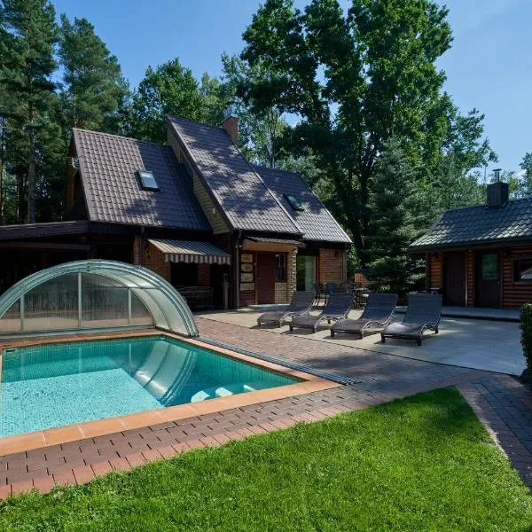 Luxury villas Kaunas, hótel í Šlienava