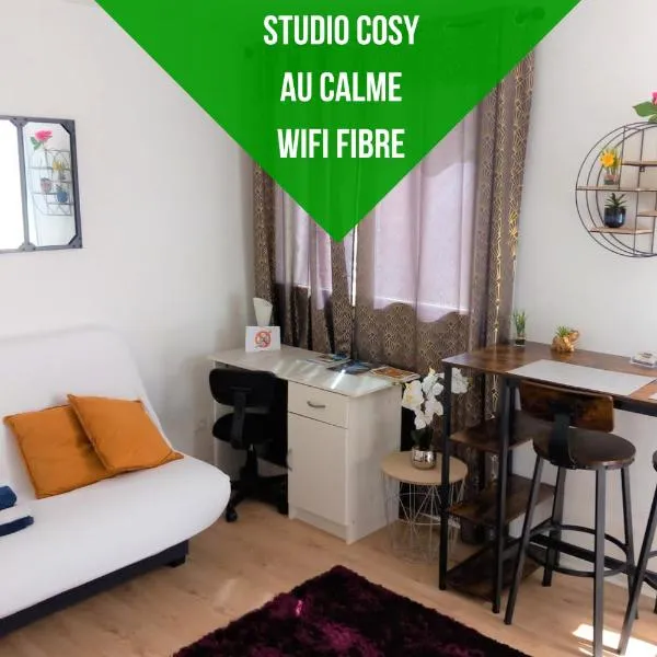 Le Zen -studio tout équipé- WIFI Fibre- centre ville avec parking, hôtel à Tarbes