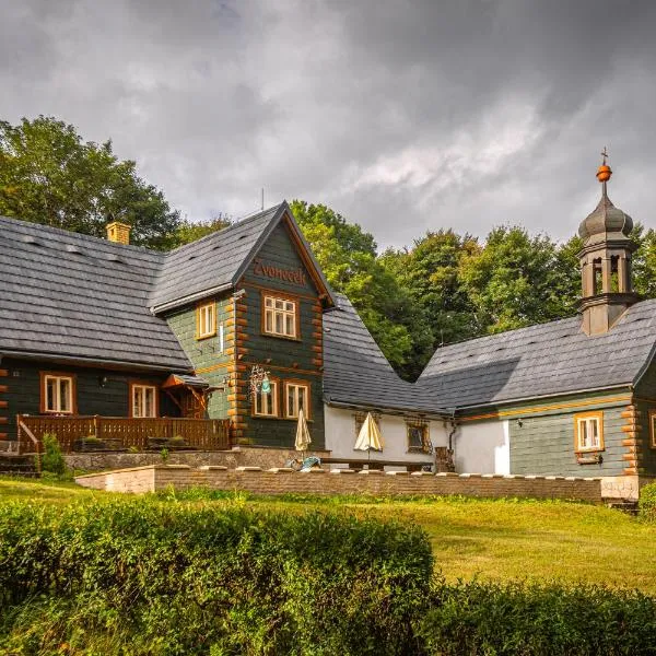 Chata Zvoneček, hotel v Jiřetíně pod Jedlovou