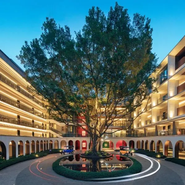 Hotel Indigo Guangzhou Haixinsha by IHG - Free Shuttle Bus to Canton Fair Complex during Canton Fair period, hotel v Kantonu
