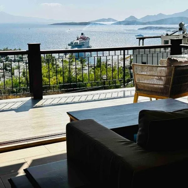 Deniz manzarali tas villa, hotel in Bodrum City