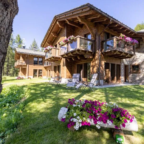 Chalet Imbosc'ché - 5 beautiful rooms in charming B&B, hotel v Livignu