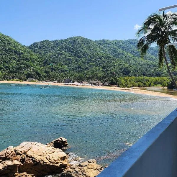 옐라파에 위치한 호텔 Villa frente al mar en Yelapa para 4 personas