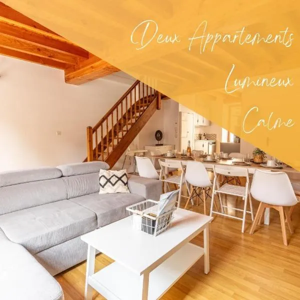 Le Double Pirou # 2 Appartements # Halte Auvergne, hotel in Thiers