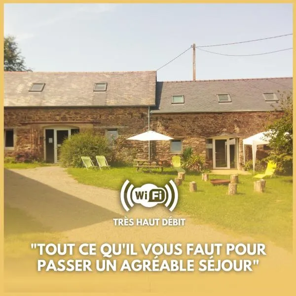 Le Jardin Enchanteur, chaleureuse maison d'hôtes éco-responsable, calme et accueillante, hotel in Lopérec