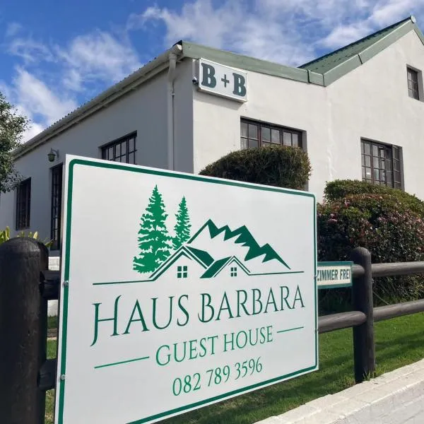 Haus Barbara Guest House, hotel in Bredasdorp