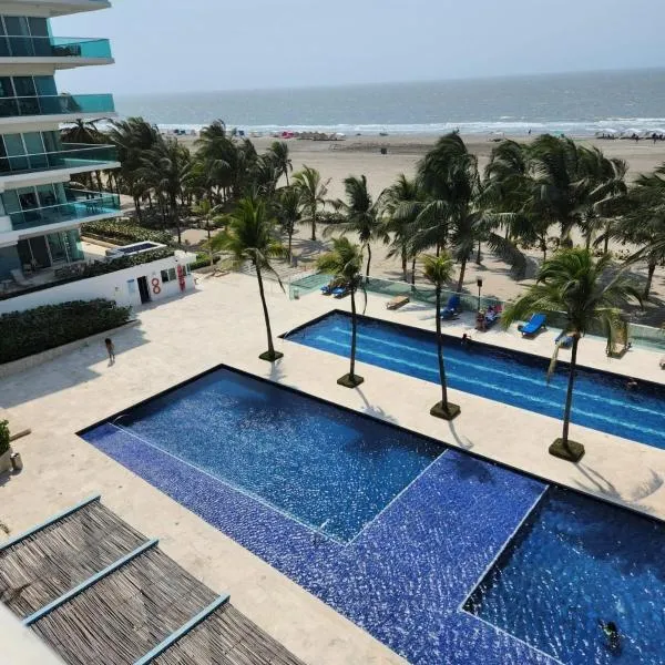 Cartagena playa azul dos hab acceso directo al mar, hotell i Cartagena de Indias