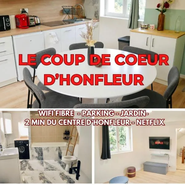 Le coup de coeur d'Honfleur – hotel w mieście Équemauville