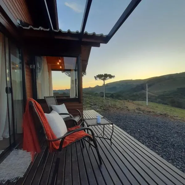 Pousada Recanto da Cascata - Cabana Platano, hotel v destinácii São Joaquim