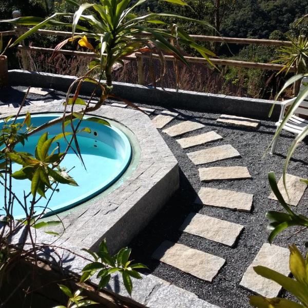 Chalé Pakere Montebello Lumiar - lareira, wi-fi, sauna, piscina - vista incrível - locação do chalé sem prestação de serviços - Foto 4