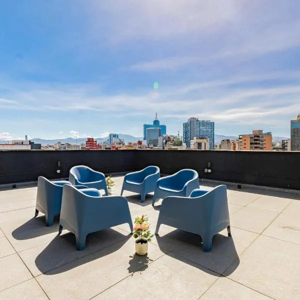 NEW La Roma Penthouse 100m2 Terrace Pool and Gym, hotel a Città del Messico