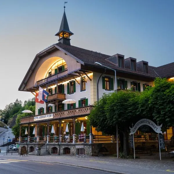 FLÜHLI Hotel Kurhaus, hotel in Heiligkreuz