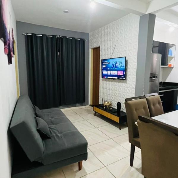Apartamento próximo à praia e climatizado