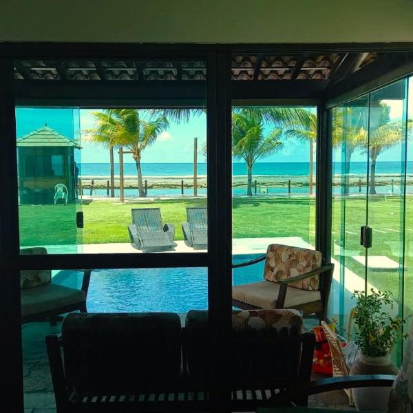 Casa à beira-mar 23 - Pé na Areia, Tipo Bangalô, Piscina Privativa, Muro Alto, Porto de Galinhas, PE
