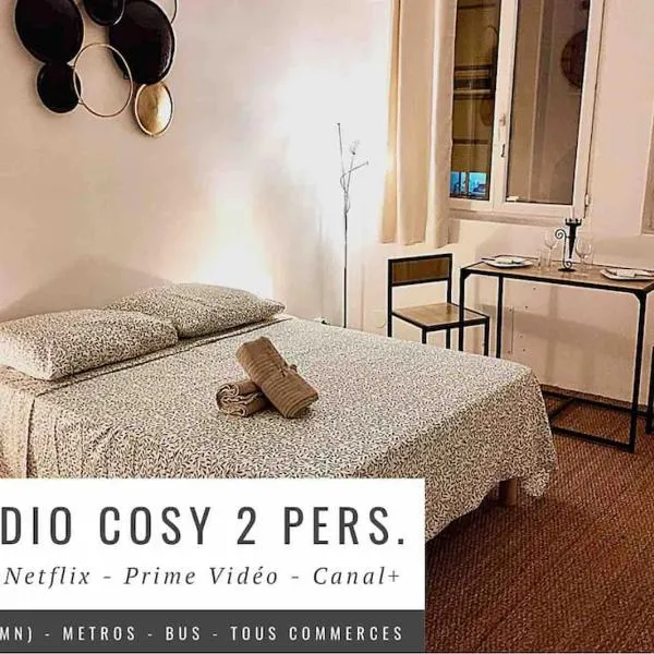 Studio Cosy(5mn Paris)Metro/RER, hotel em Alfortville