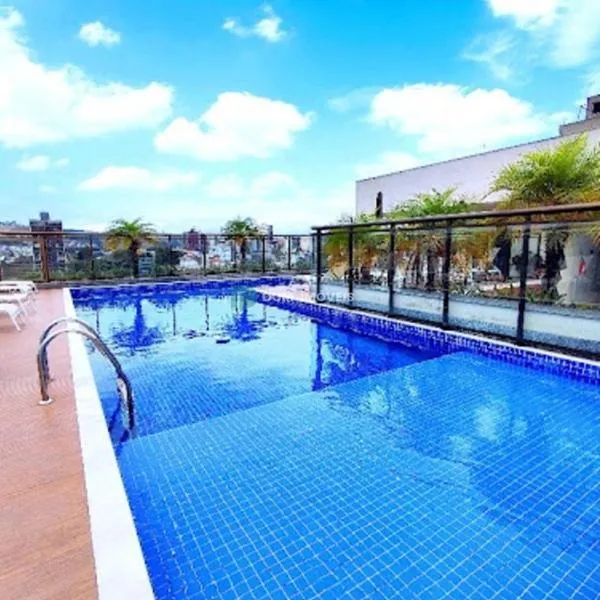 Apartamento Le Quartier - no centro, dois quartos, wi-fi, garagem, piscina, ar-condicionado, jacuzzi, sauna, etc, hotel en Juiz de Fora