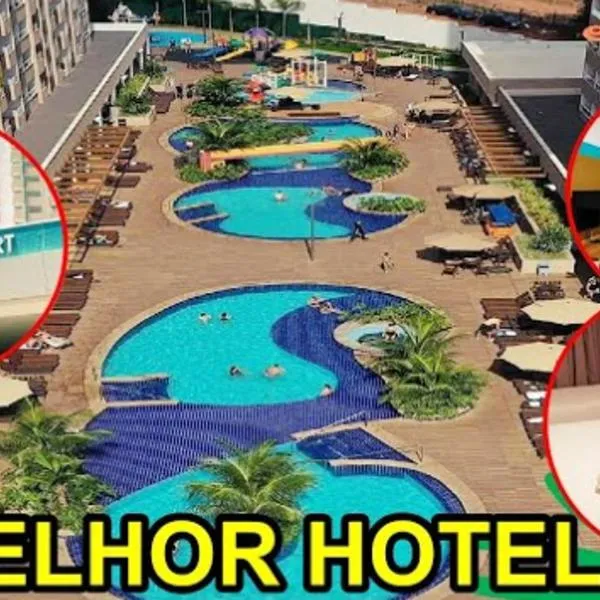 Flat no Olimpia Park Resort (ao lado do Thermas dos Laranjais), khách sạn ở Olímpia