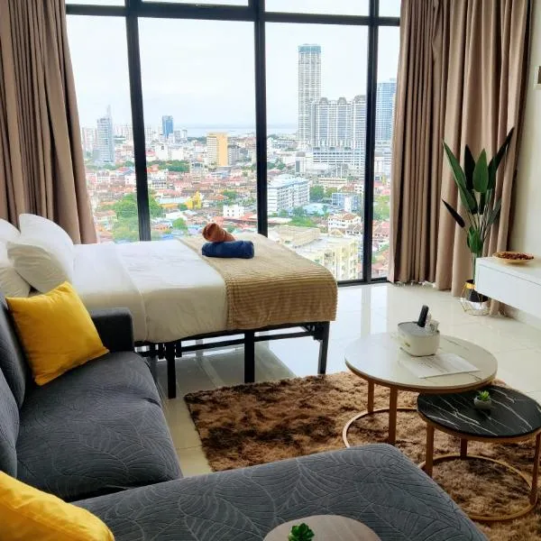 SkyPool 2BR 9pax Premium Suite@Beacon @Georgetown @Penang, hotel in George Town