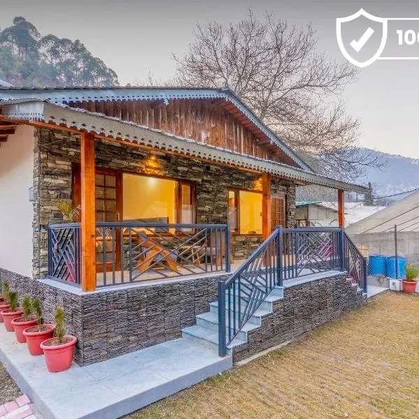SaffronStays Kurmavana, Bhimtal - luxury cottage with pool and lawn - All clear roads, hotel in Bhīm Tāl