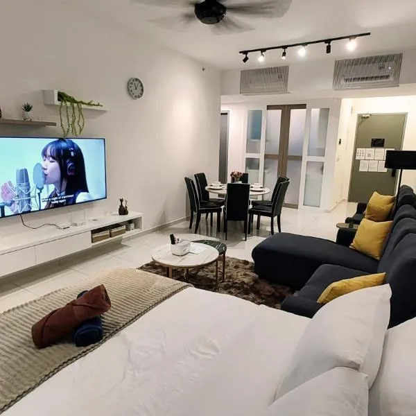 SkyPool 2BR 9pax Premium Suite@Beacon @Georgetown @Penang: George Town şehrinde bir otel