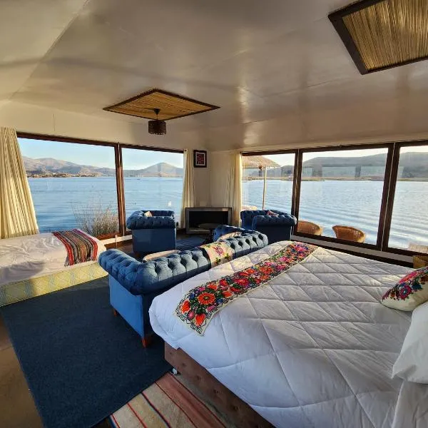 Titicaca island lodge peru, hotel v destinaci Puno