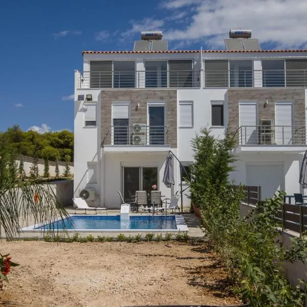 Enchanted Sunlit Villa Retreat, hotel v destinaci Isthmia