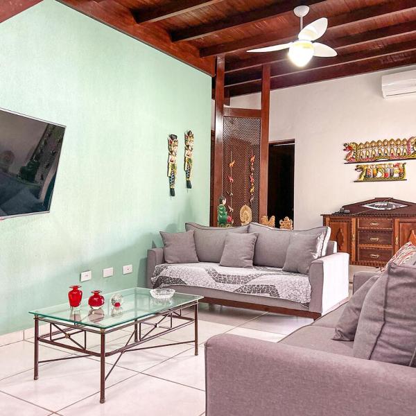 Casa com churrasqueira e piscina em Itanhaem - Foto 3