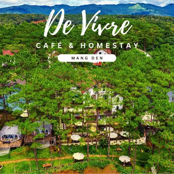 De Vivre Homestay Măng Đen, hotell i Kon Von Kla