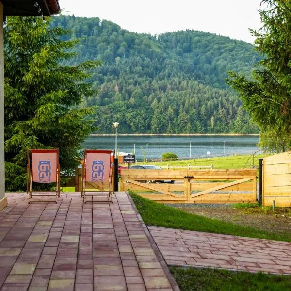 Willa Rybaczówka nad jeziorem Klimkówka, hotel in Kamianna